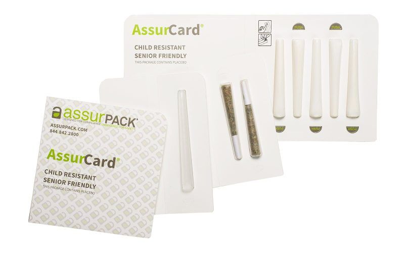AssurCard® with custom blisters is a great solution for pre rolls