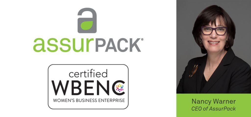 Cannabis Packaging Company AssurPack® and CEO Nancy Warner granted WBENC certified women-led business certification.