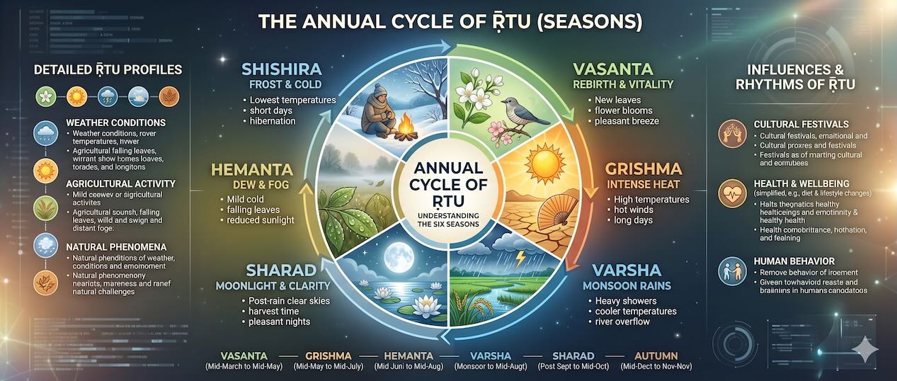 Six Ritu Aayana and Ritu: The Vedic Seasonal Pulse | AstroFusion