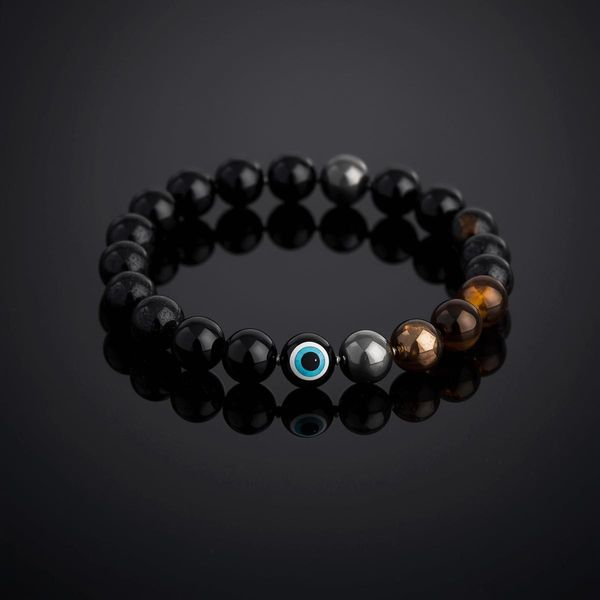 Evil Eye Protection crystal bracelet for a triple shield against the 'evil eye' and jealousy from Destini Numbers