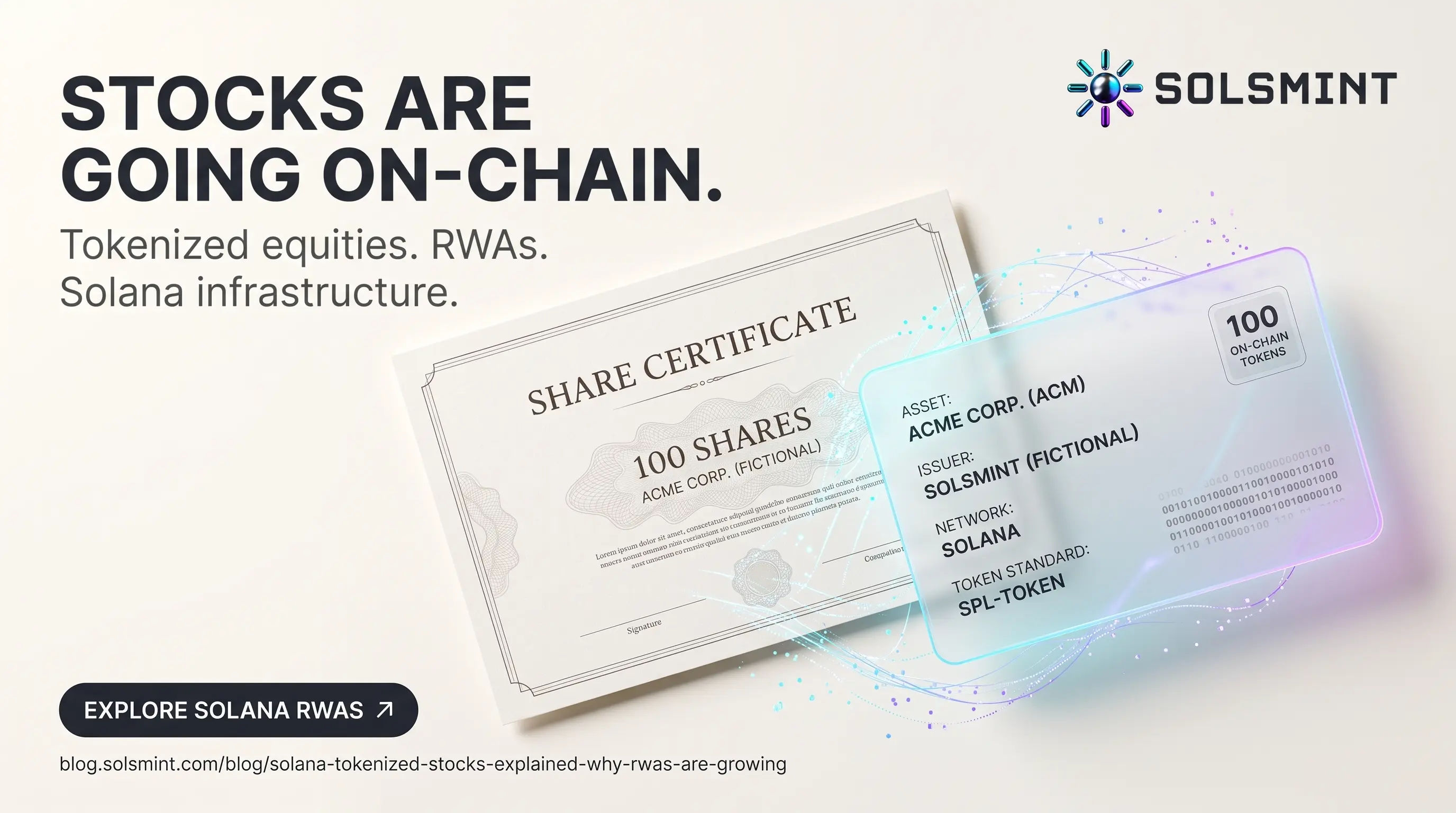Solana Tokenized Stocks Explained: Why RWAs Are Growing