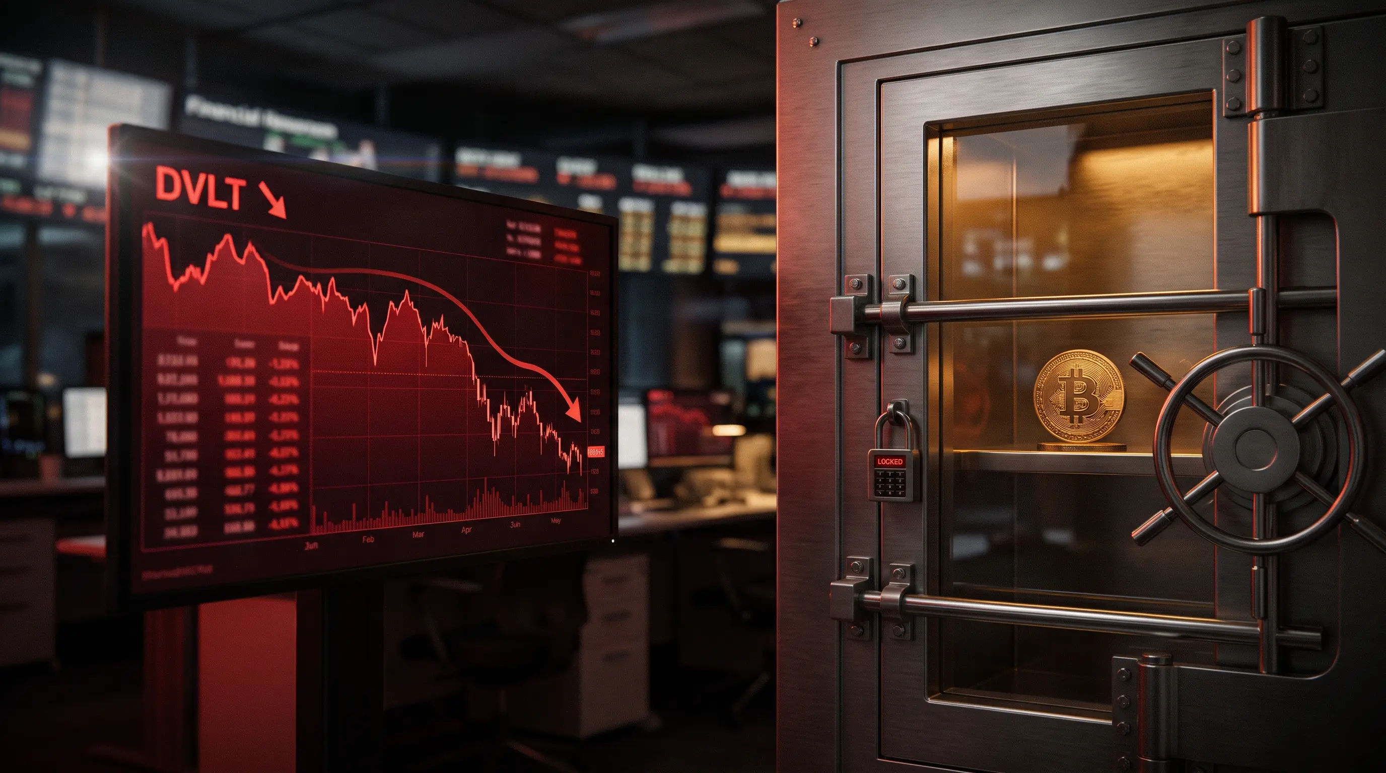DVLT Stock Crashes 50% as Datavault AI Can’t Withdraw BTC