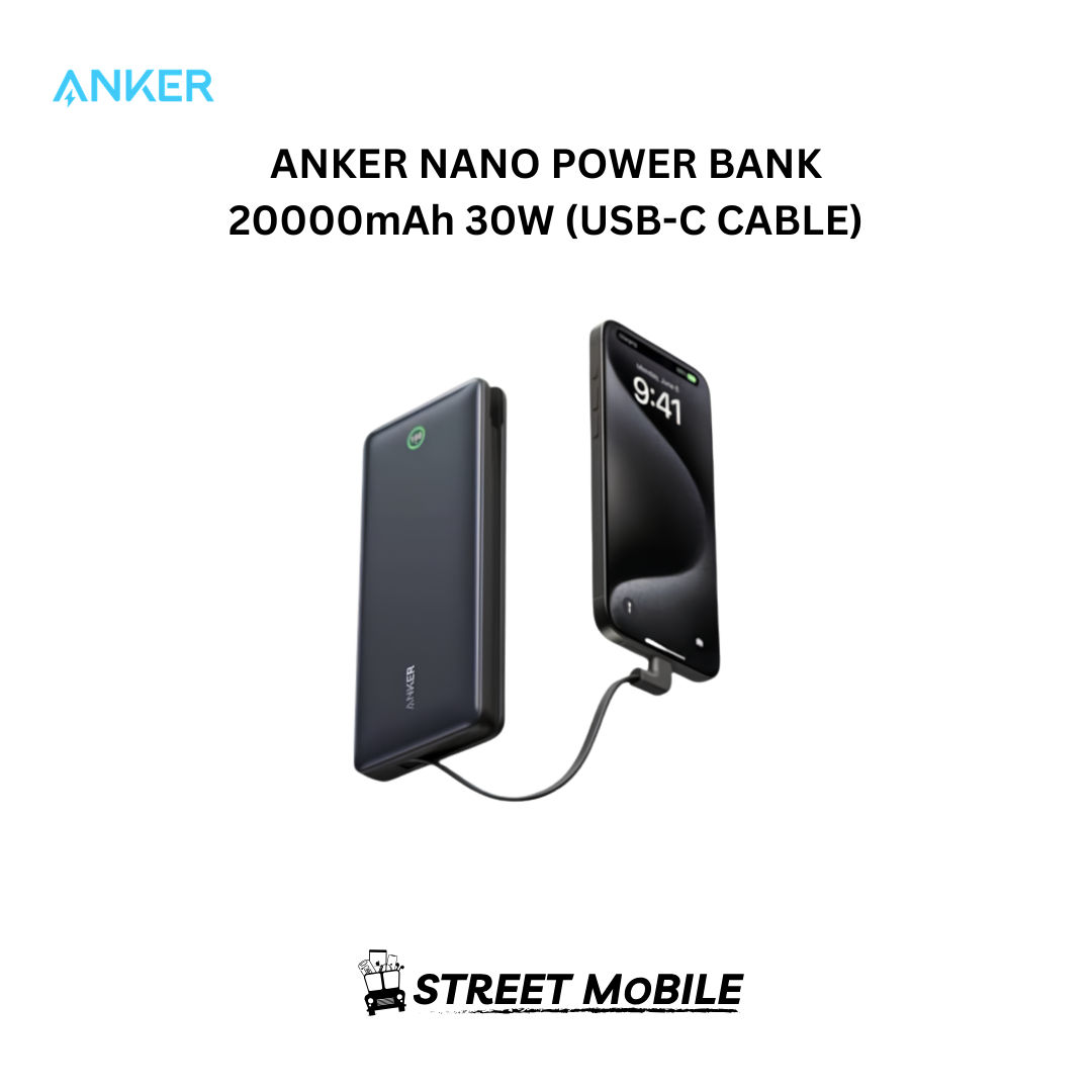 ANKER NANO POWER BANK 20000mAh 30W (USB-C CABLE) thumbnail 2