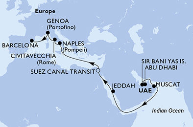 Cruise Map