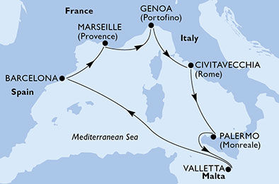 Cruise Map