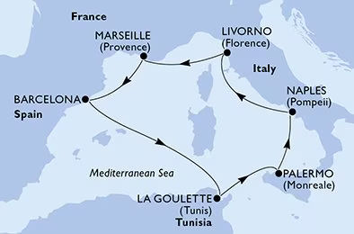 Cruise Map