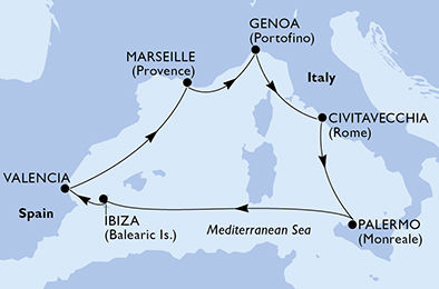 Cruise Map