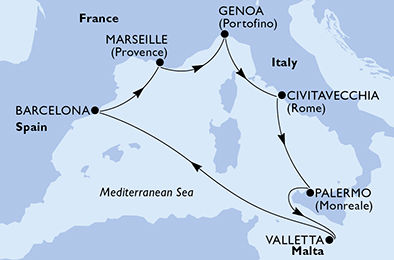 Cruise Map