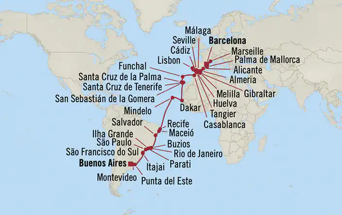 Cruise Map