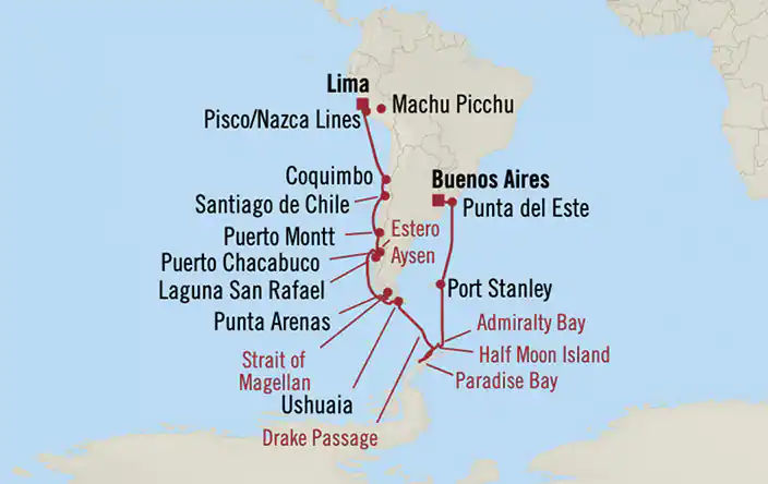 Cruise Map