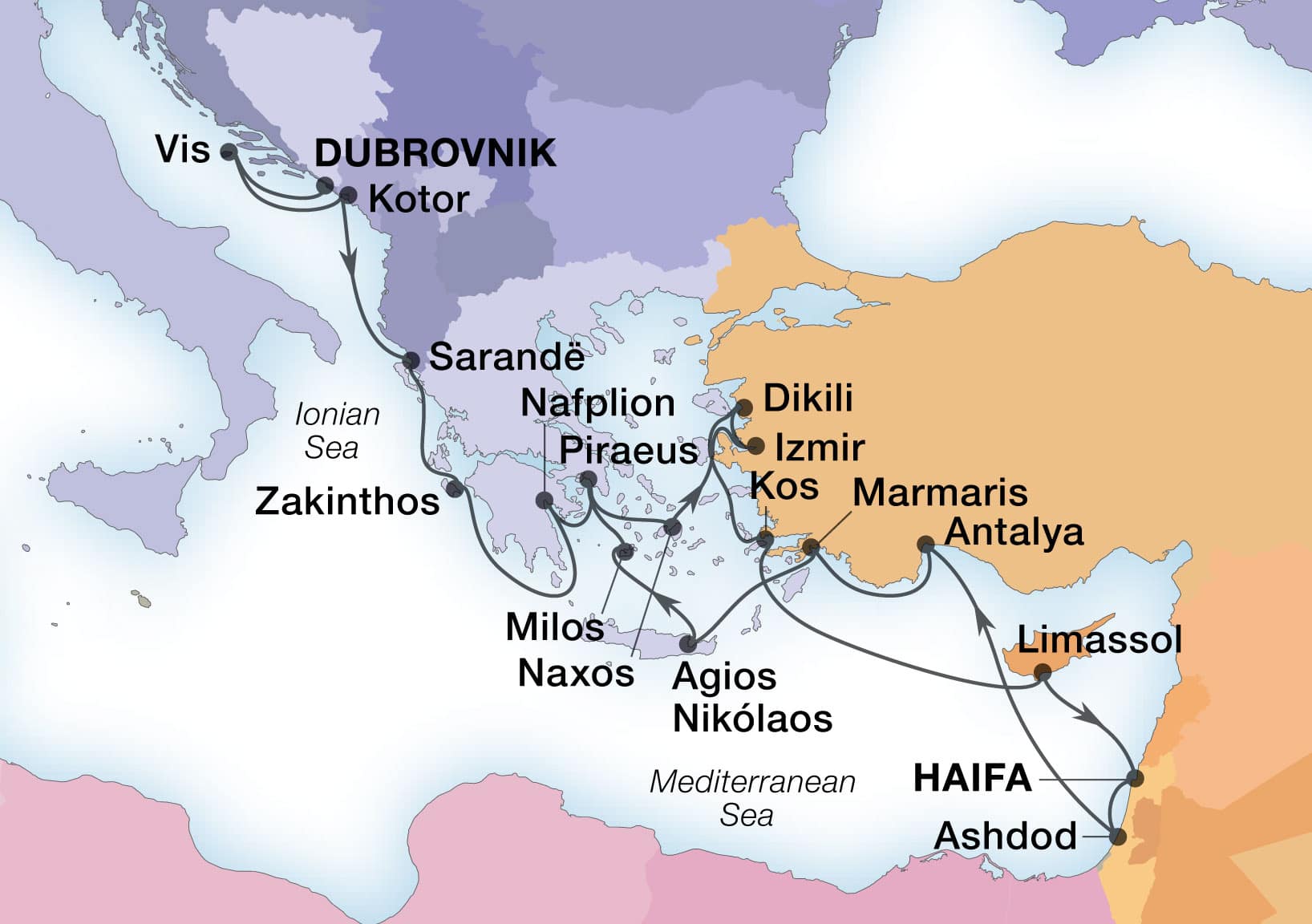 Cruise Map