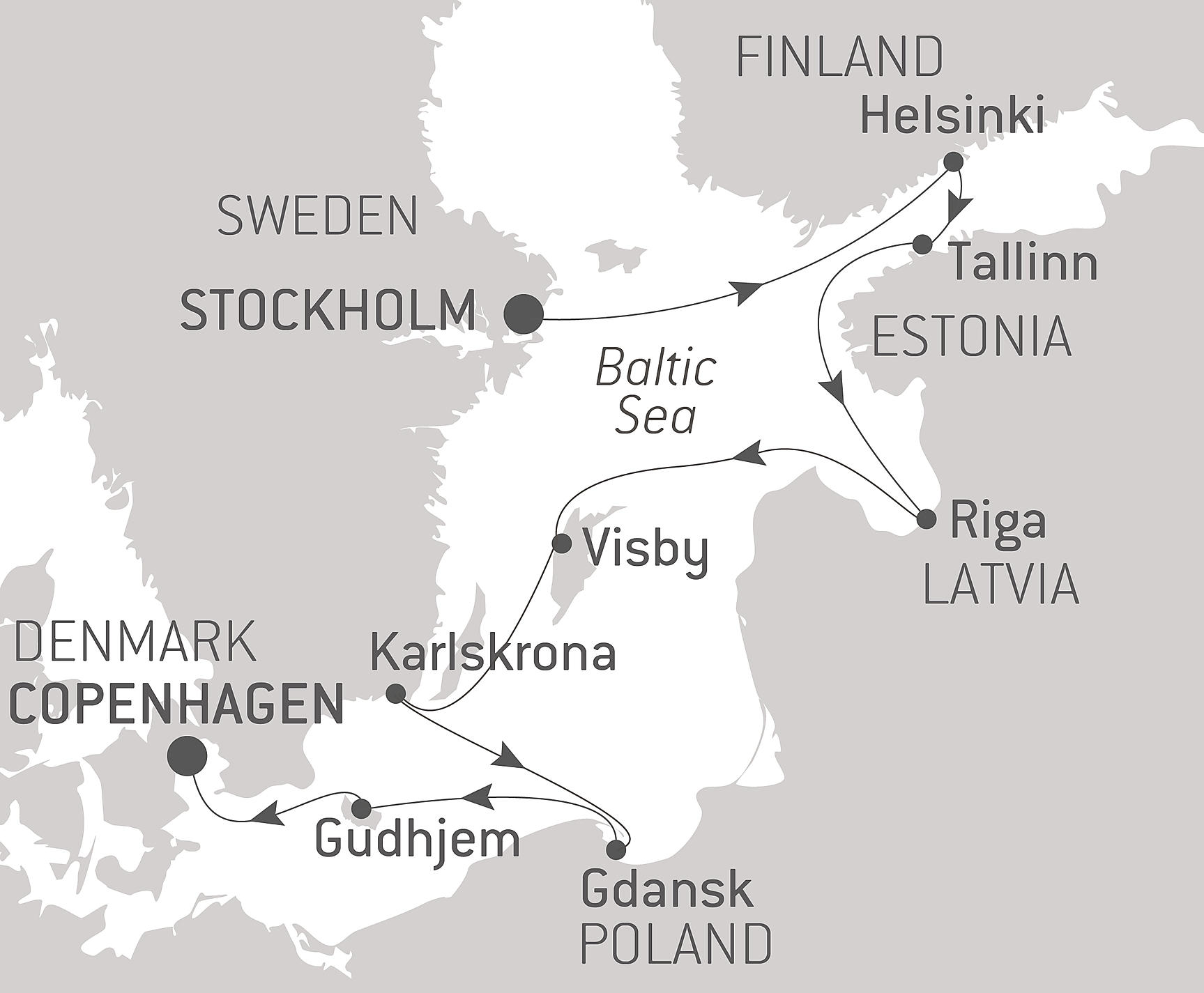 Cruise Map