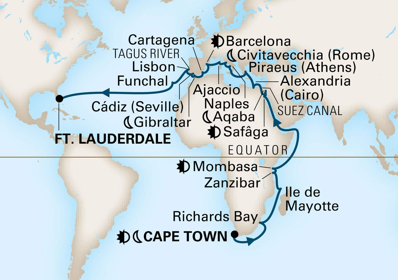 Cruise Map