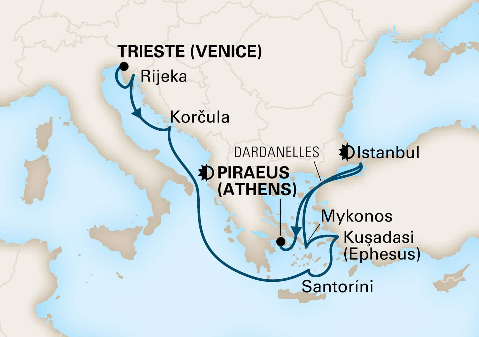 Cruise Map