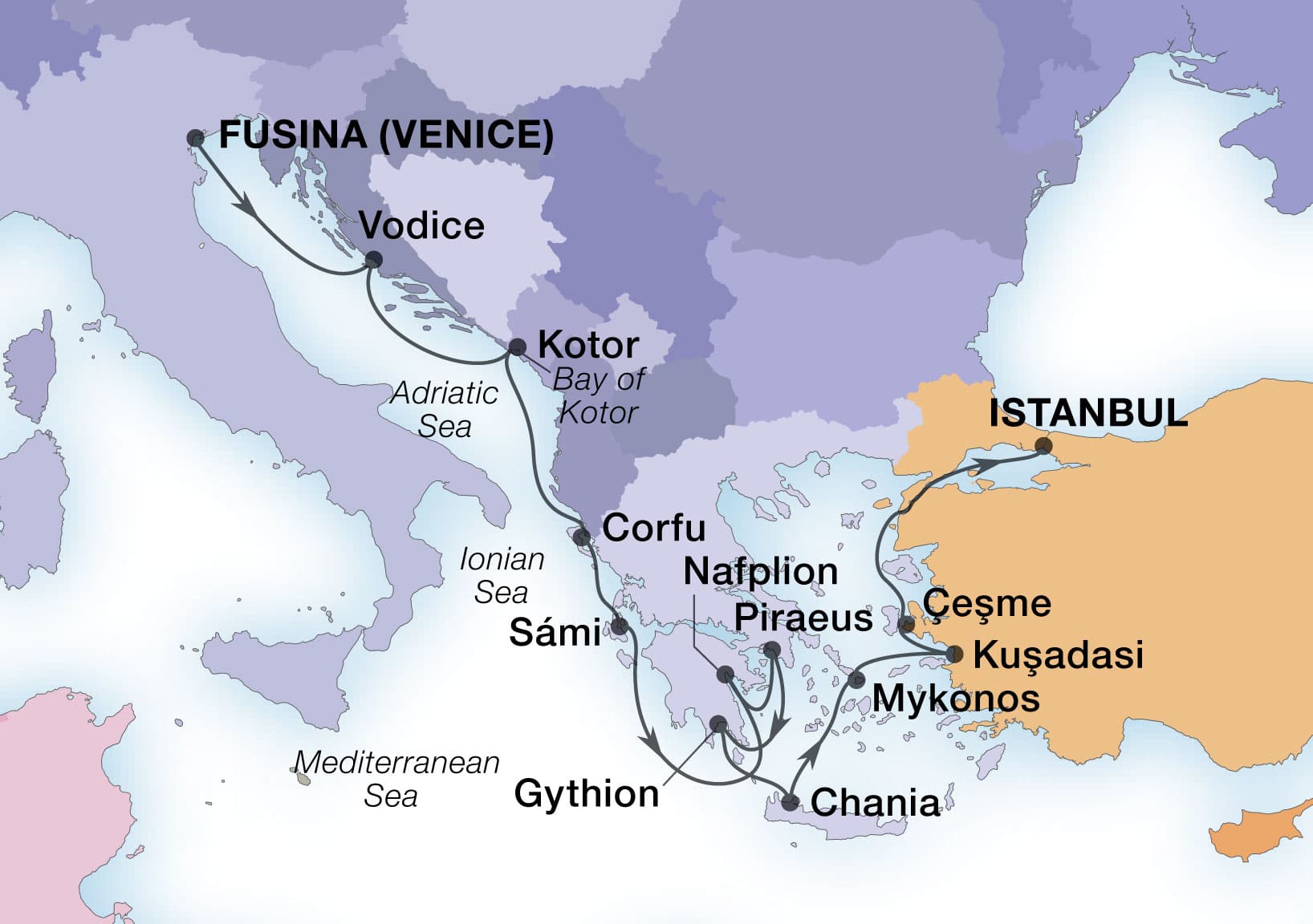 Cruise Map