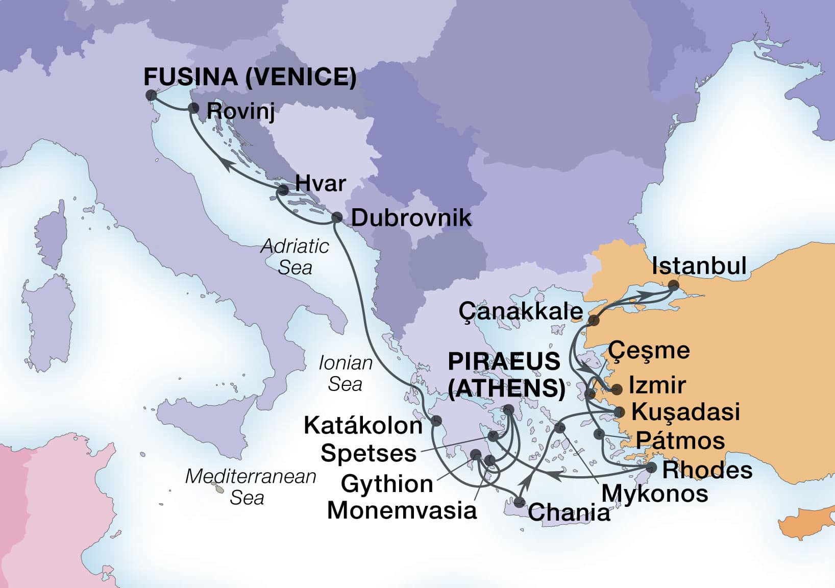 Cruise Map