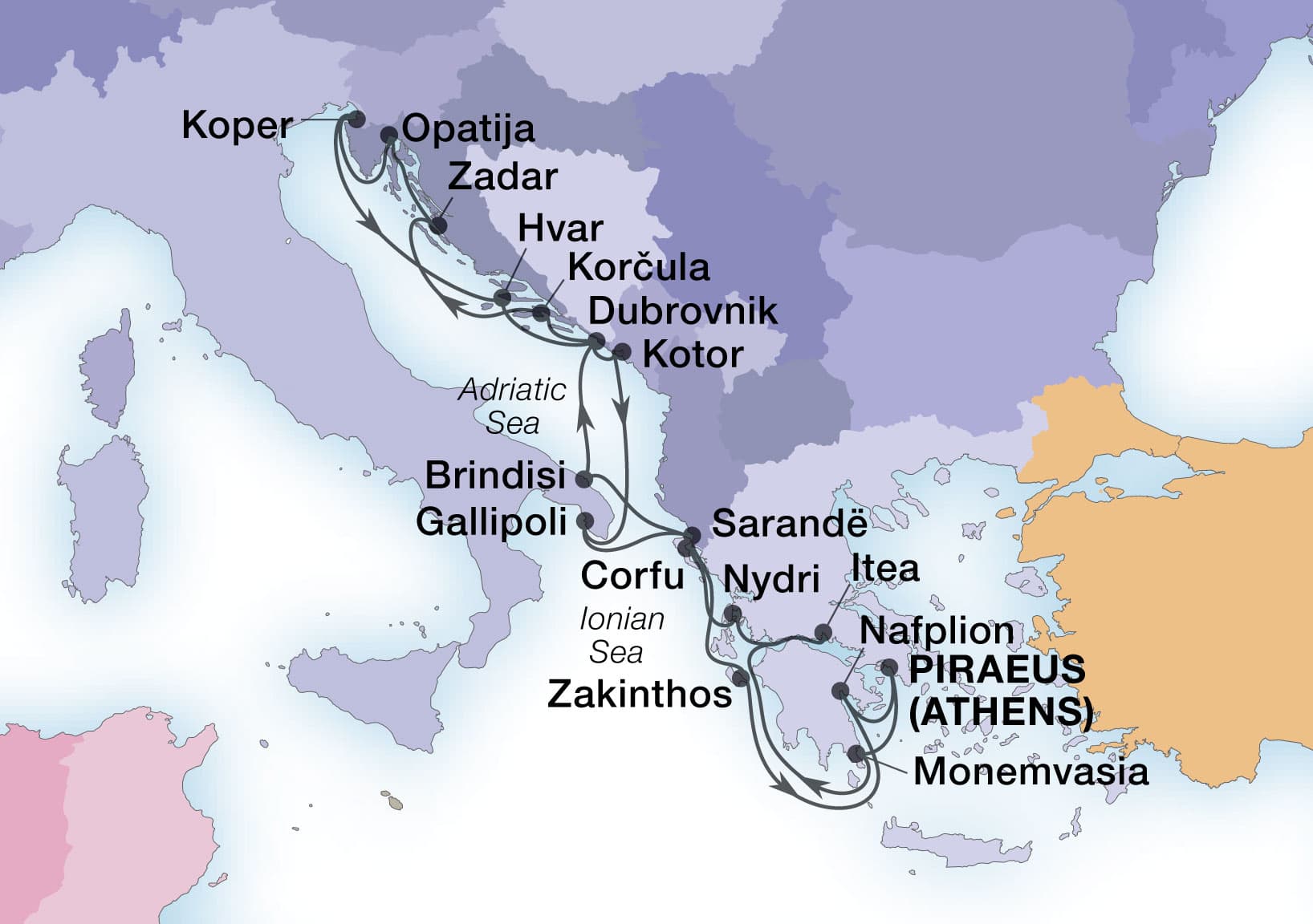 Cruise Map