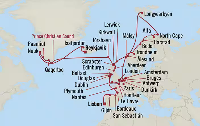 Cruise Map