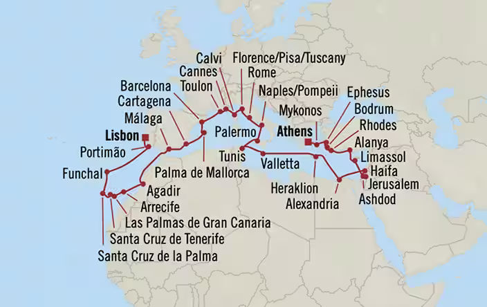 Cruise Map