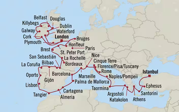 Cruise Map