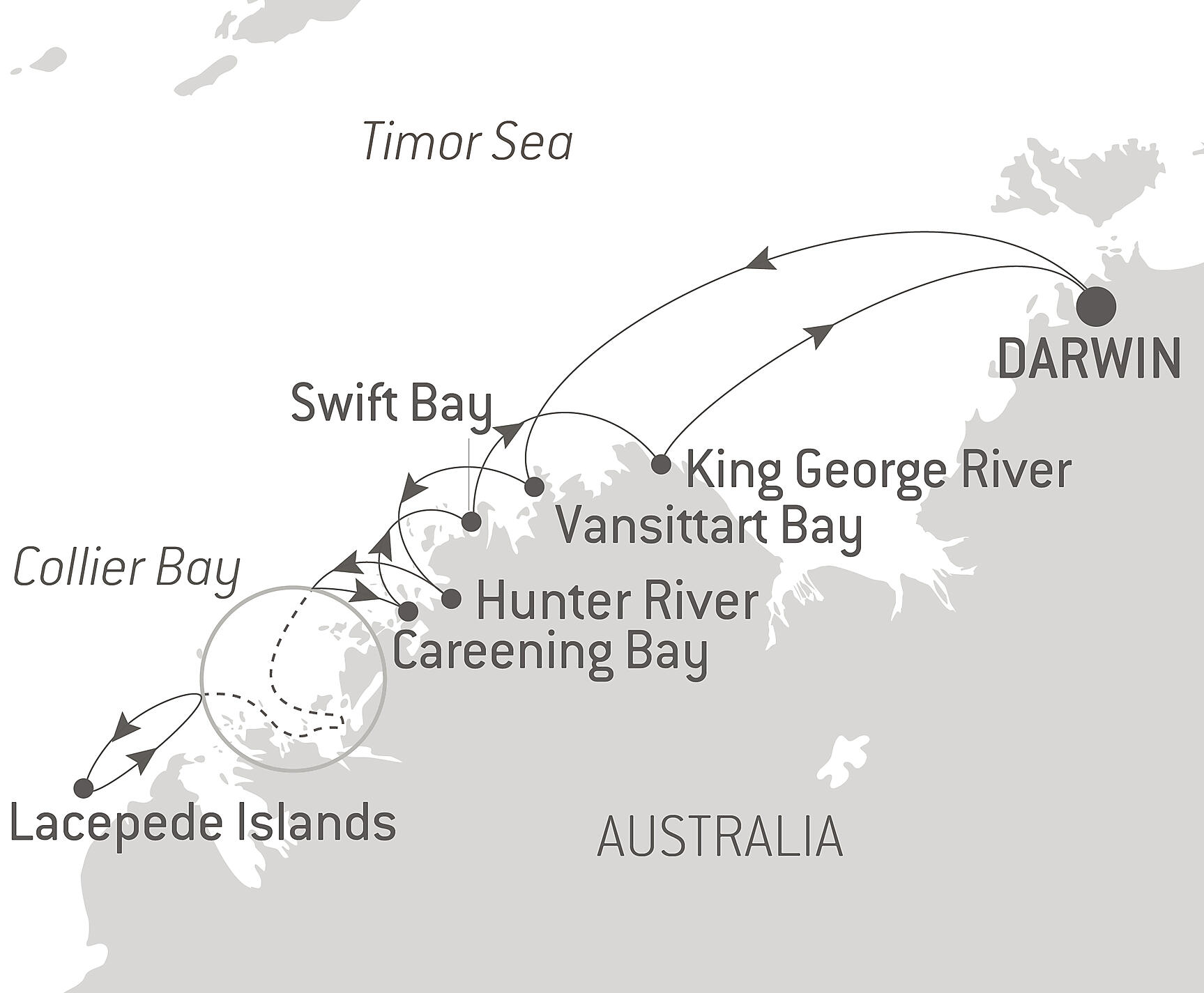 Le Soleal, 10 Night Australia
