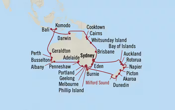 Cruise Map