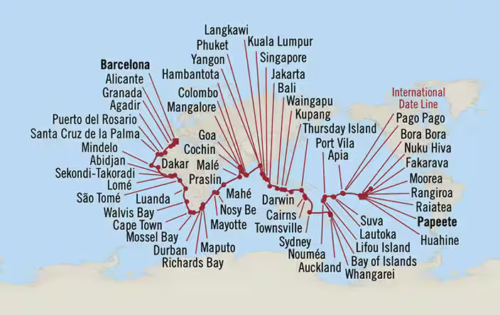 Cruise Map