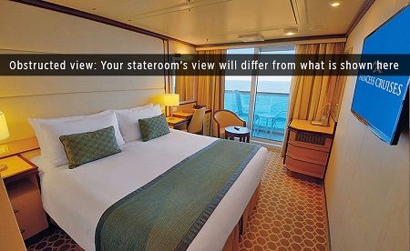 BV - Balcony Stateroom (Obstructed View) Photo