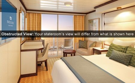 DW - Deluxe Balcony Stateroom (Obstructed View) Photo