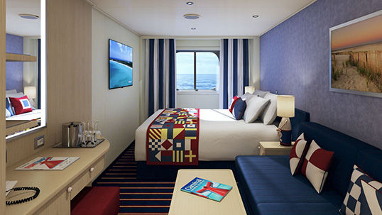 FE - Family Oceanview Stateroom (Obstructed View) Photo