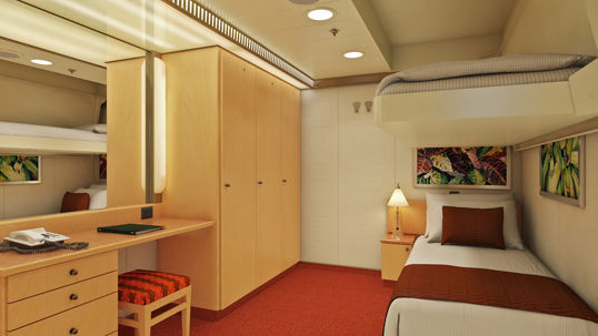 1A - Interior Upper/Lower Stateroom Photo