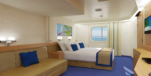 4J  - Interior Stateroom with Picture Window (Obstructed View) Photo