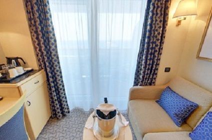 CB - Britannia Balcony Stateroom (Obstructed View) Photo