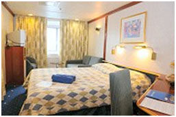 Cat XF - Outside Deluxe Stateroom Photo