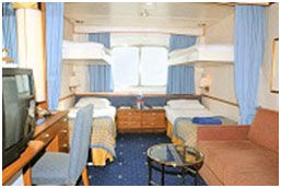 Cat XD - Outside Premium Stateroom Photo