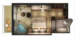 H9 - Haven Spa Suite with Balcony Plan