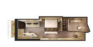 M9 - Spa Mini Suite with Balcony Plan