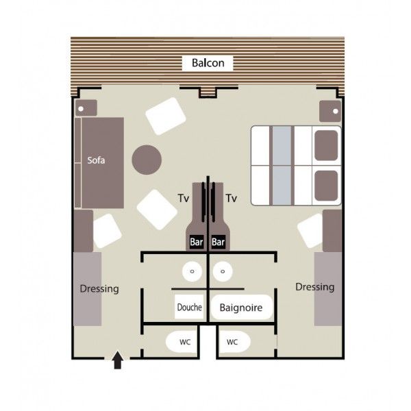 Prestige Deck 6 Suite Plan