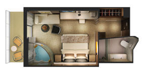 H9 - The Haven Spa Suite with Balcony Plan