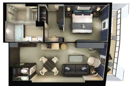 H3 - Haven Deluxe Owner's Suite with Balcony (After 12 Nov 2020) Plan