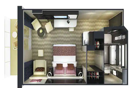 HF - Haven Courtyard Penthouse with Balcony (After 12 Nov 2020) Plan