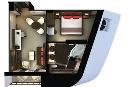 HG - Haven Forward-Facing Penthouse with Balcony (After 12 Nov 2020) Plan