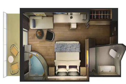 H9 - Haven Spa Suite with Balcony (After 12 Nov 2020) Plan