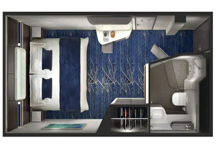 OX - Sailaway Oceanview Stateroom (After 12 Nov 2020) Plan