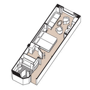 H - Deluxe Window Suite Plan