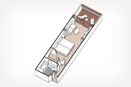 H - Deluxe Veranda Suite Plan