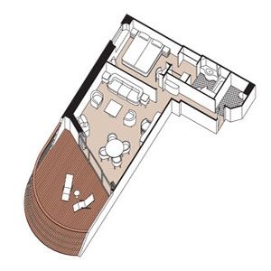 SS - Seven Seas Suite (Forward) Plan