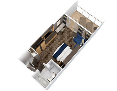 SJ - Spa Junior Suite with Balcony Plan