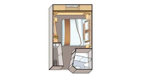 F - Standard Stateroom Plan