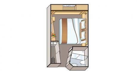 F - Standard Stateroom Plan